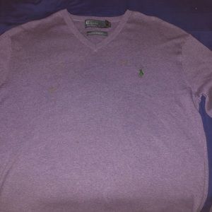men’s purple ralph lauren polo sweater